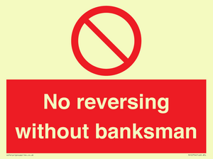 No reversing without banksman